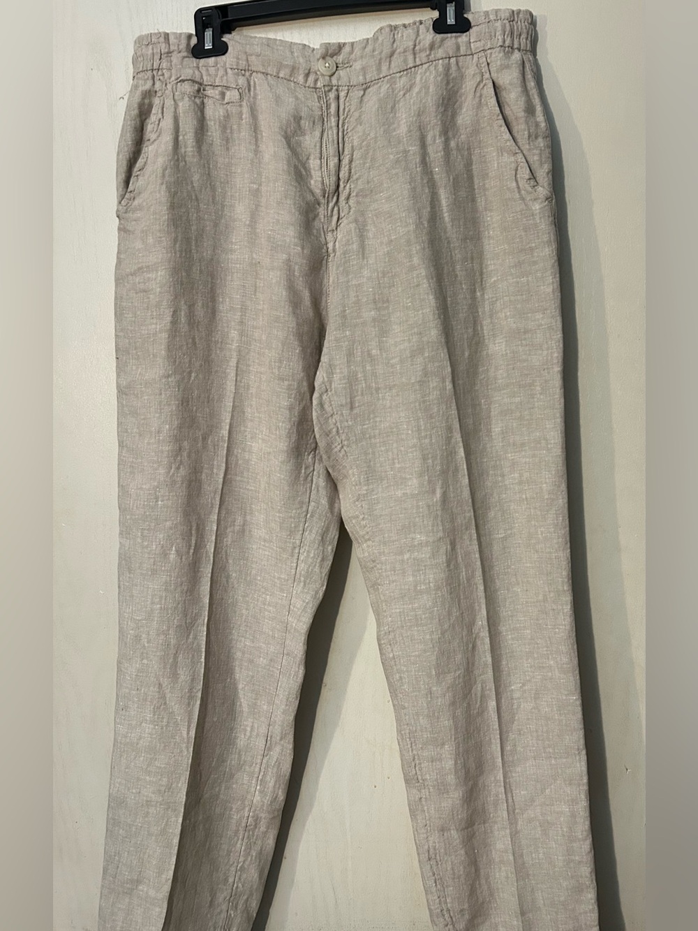 Panama Jack Linen Trousers in Light Taupe